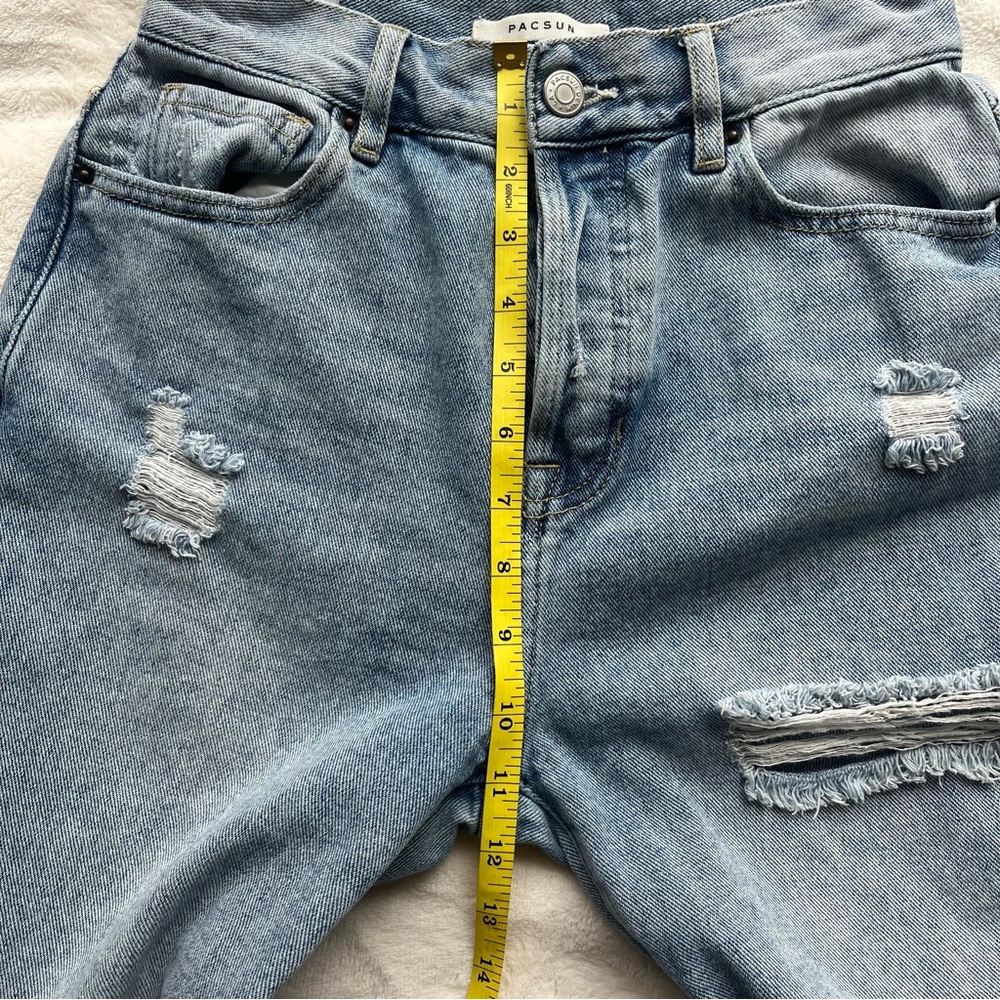 Pacsun High Rise Straight Ripped Jeans - Picture 13 of 15